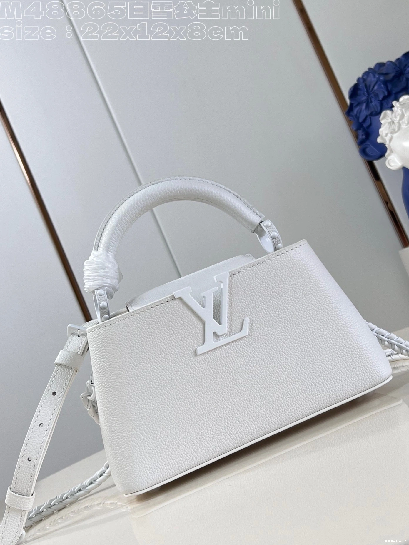 Aaa replica ru CAPUCINES VUITTON LOUIS MINI-22*12*8CM 0725